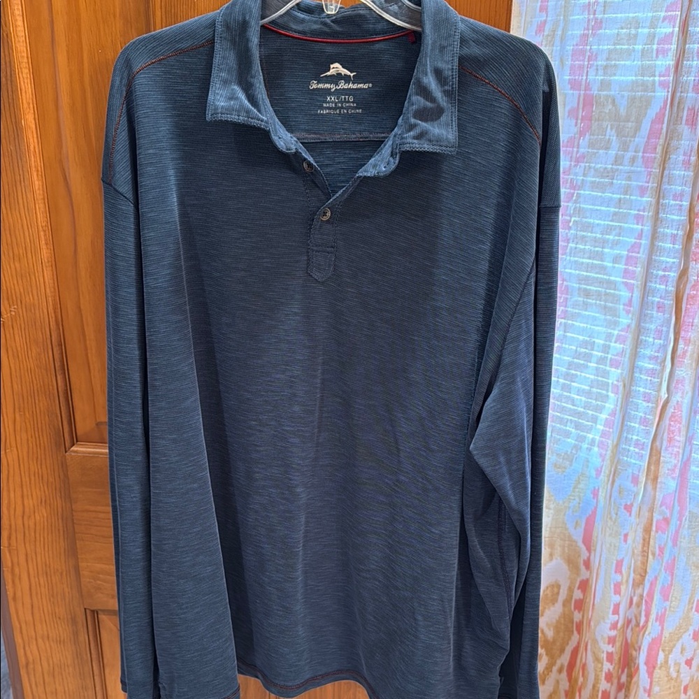 Tommy Bahama Men's Blue Polo Shirt